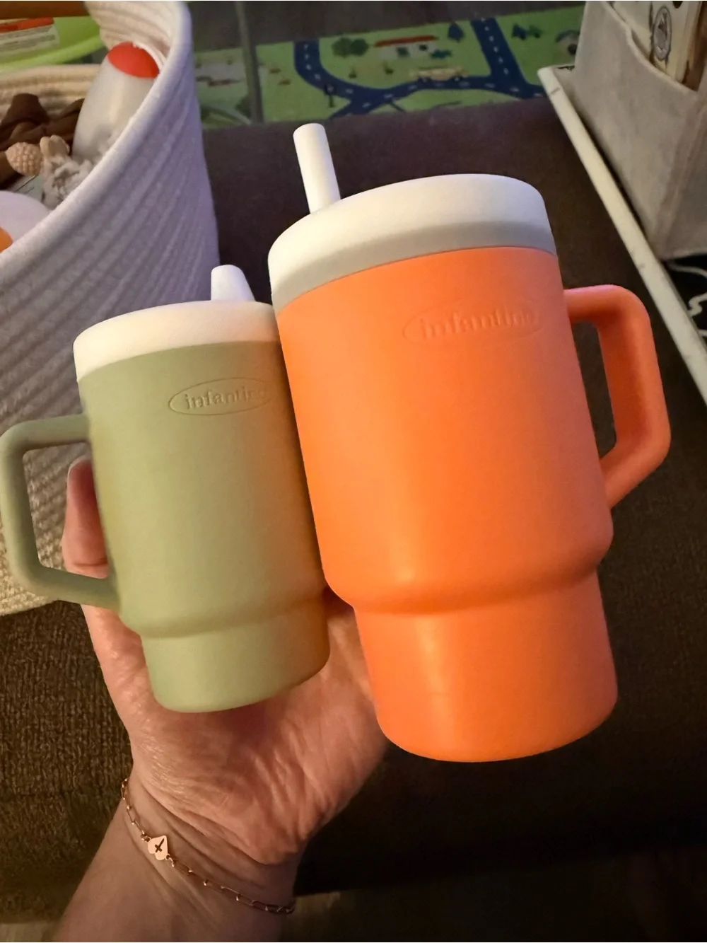 Infantino “My First Tumblers” Silicone Sippy Cups